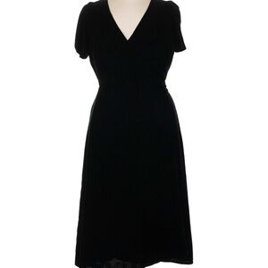 Gap Black Wrap Dress